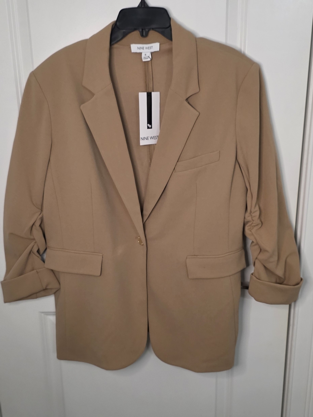 Nine West Women's Camel Blazer Jacket